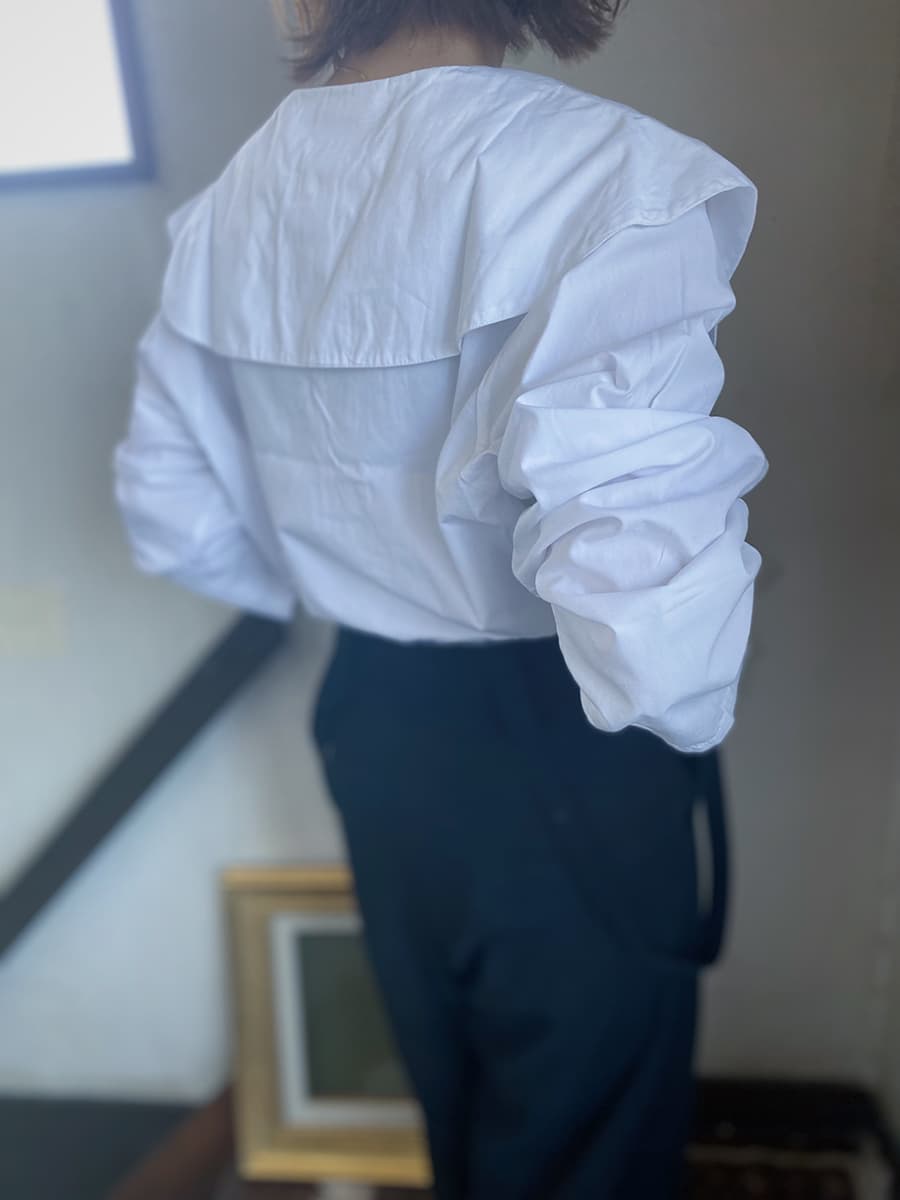 アンティークセーラーカラーブラウスAntiquesailorcollarblouse