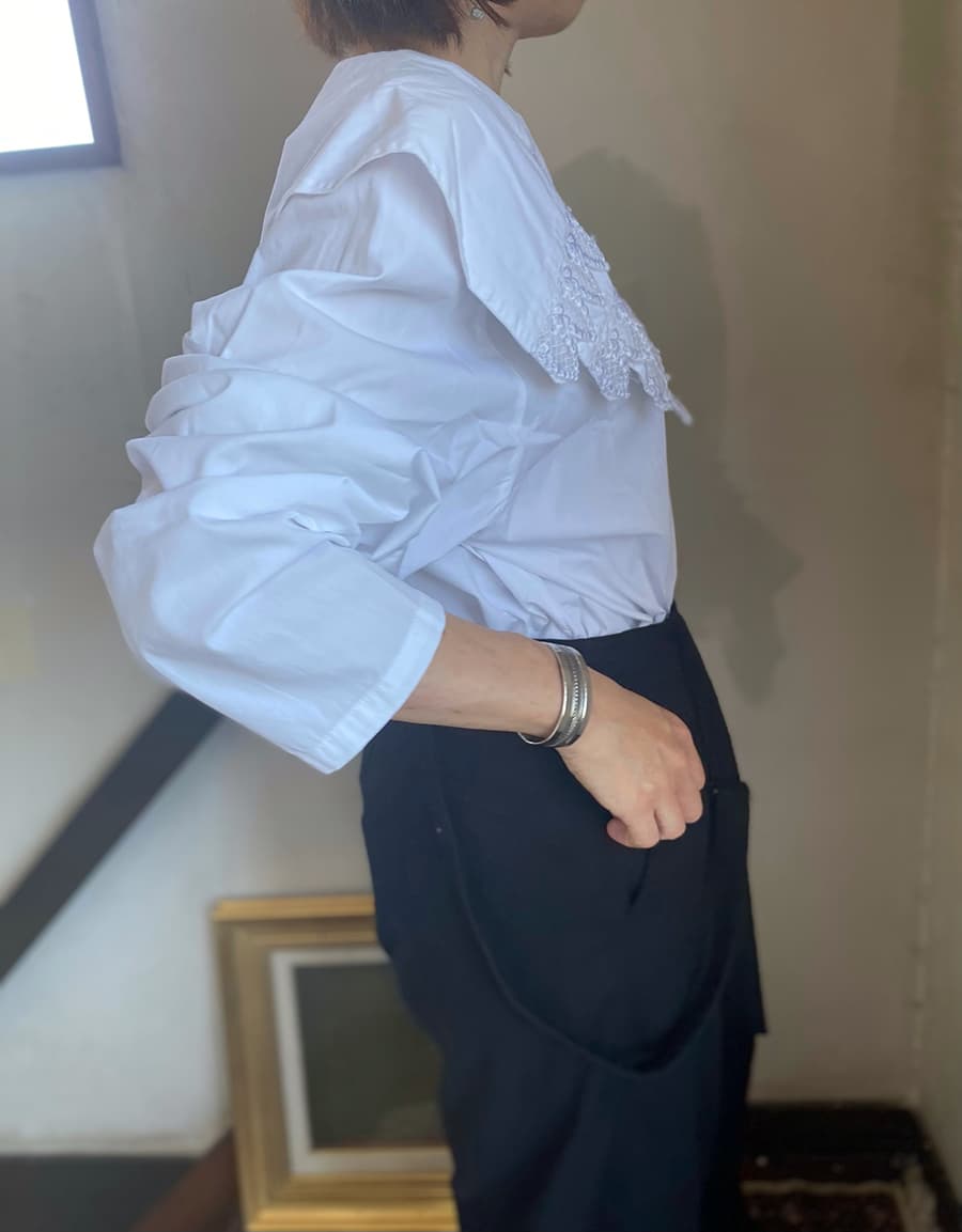 アンティークセーラーカラーブラウスAntiquesailorcollarblouse