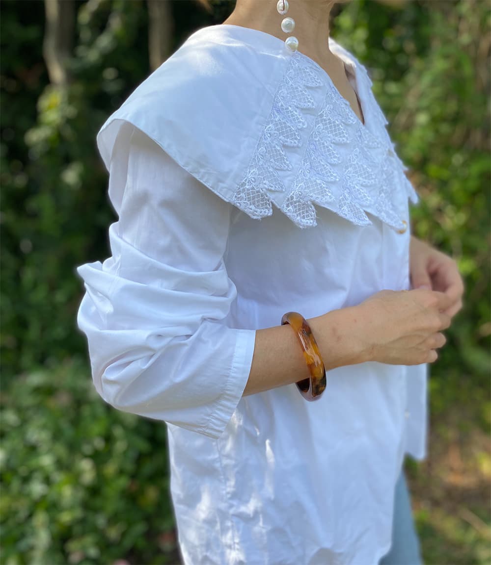 アンティークセーラーカラーブラウスAntiquesailorcollarblouse