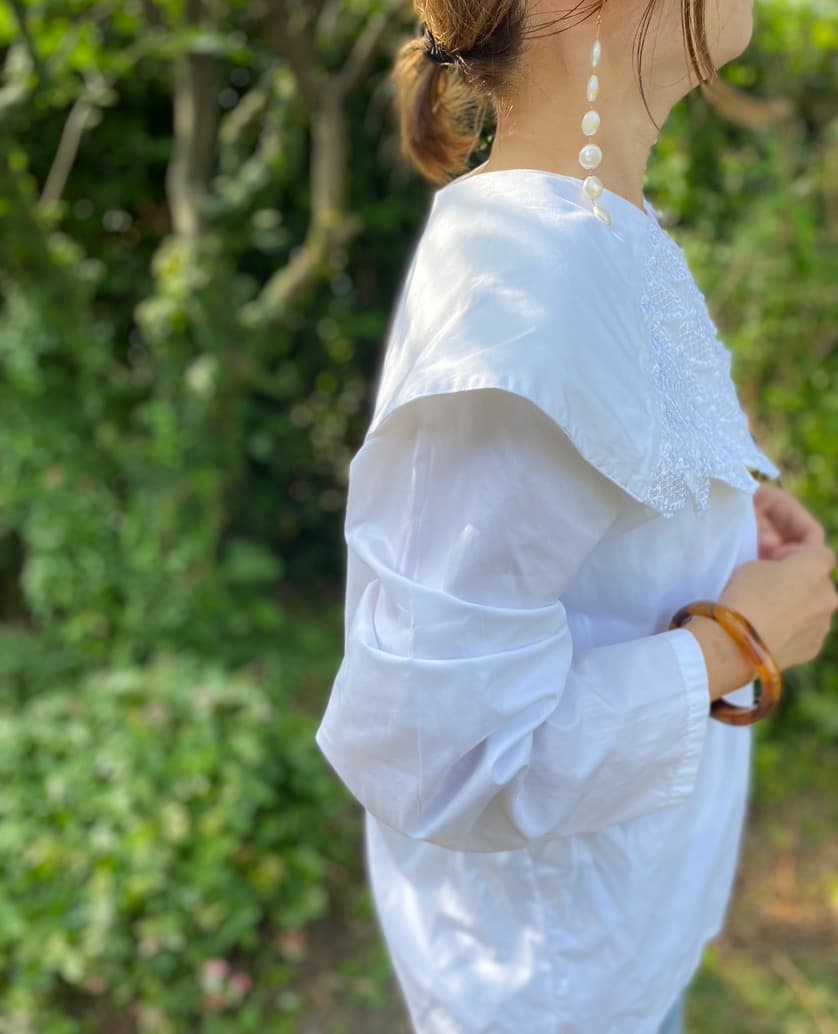 アンティークセーラーカラーブラウスAntiquesailorcollarblouse