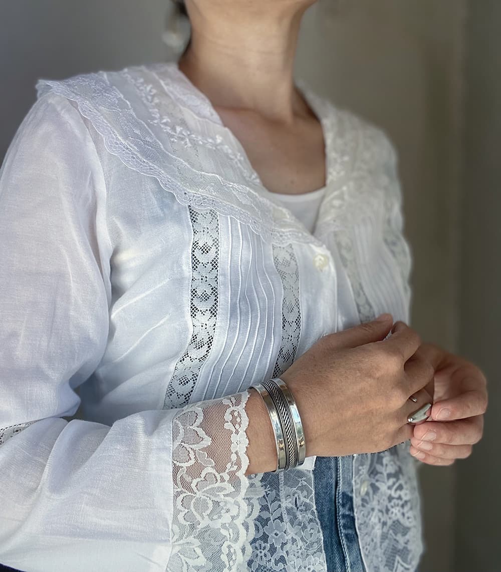 VintageセーラーカラーブラウスAntiquesailorcollarblouseVintageblouse