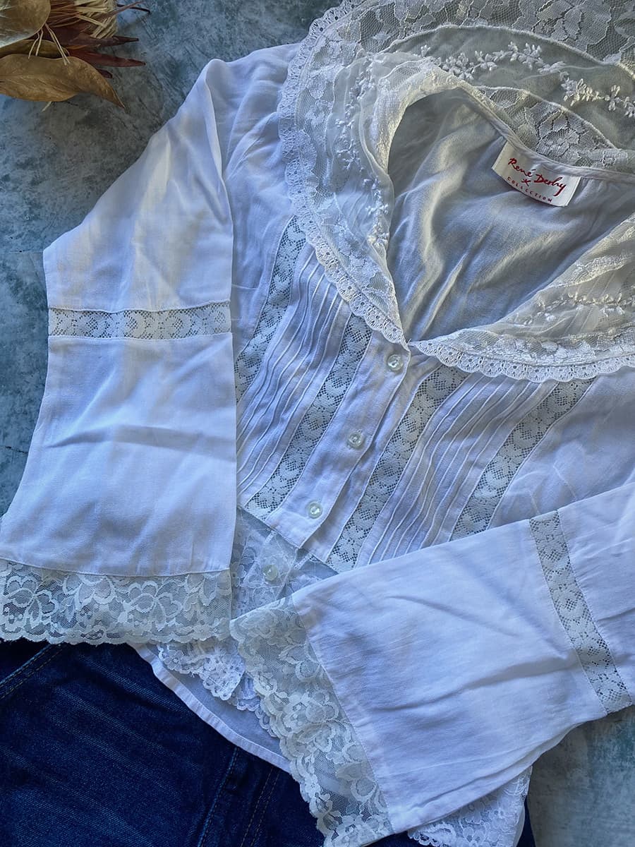 VintageセーラーカラーブラウスAntiquesailorcollarblouseVintageblouse